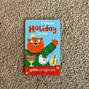 5-Minute Holiday Stories Yoto Card